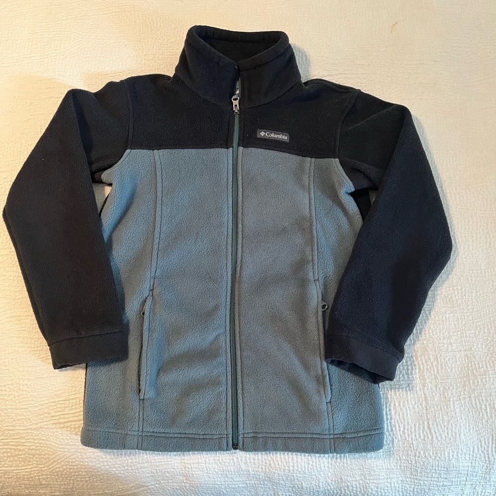 Columbia fleece full zip sweater (Kids M 10/12)